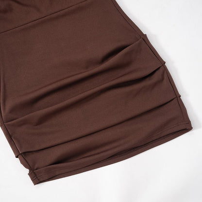 Sexy Mature Long Sleeve Off - the - Shoulder Loose Dress - TayDiane