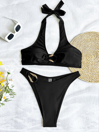 Sexy Ring Detail Bikini - TayDiane