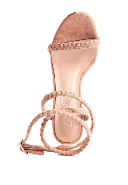 SHERRI SUEDE STILETTO SLING - BACK SANDAL - TayDiane