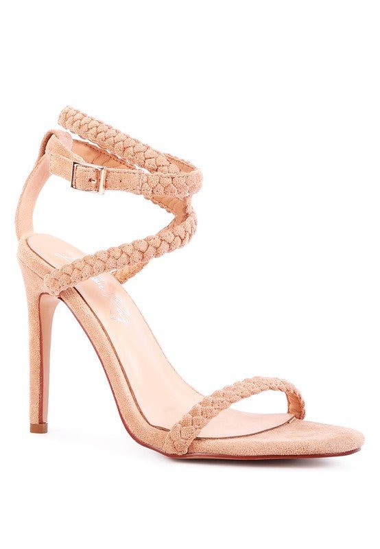 SHERRI SUEDE STILETTO SLING - BACK SANDAL - TayDiane