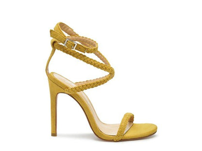 SHERRI SUEDE STILETTO SLING - BACK SANDAL - TayDiane