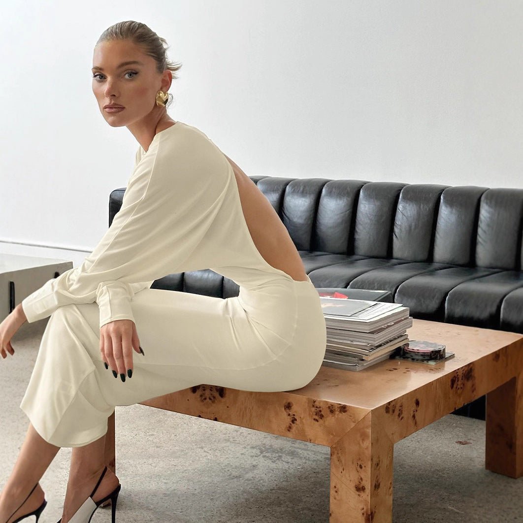 Simply Poised Open-Back Maxi Dress - Taydiane