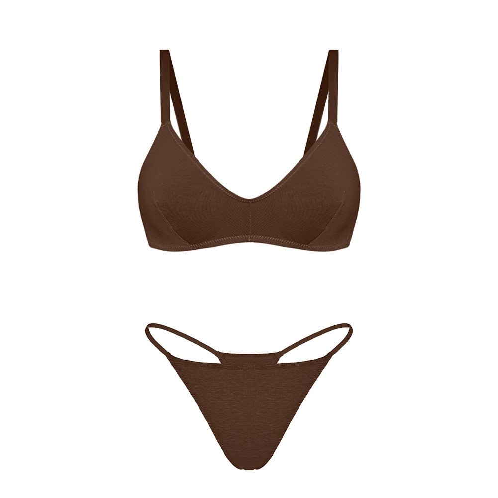 Soft Breathable Underwired Basic Bra Set - TayDiane