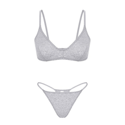 Soft Breathable Underwired Basic Bra Set - TayDiane