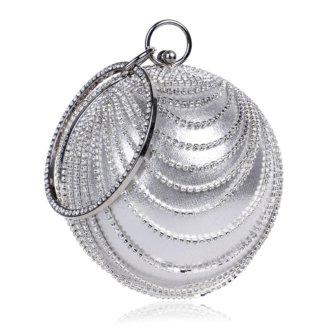 Stardust Orb Rhinestone Clutch - TayDiane