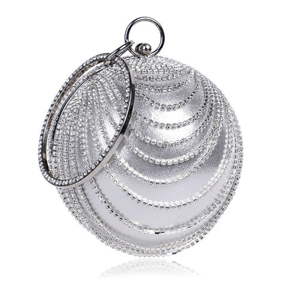 Stardust Orb Rhinestone Clutch - TayDiane