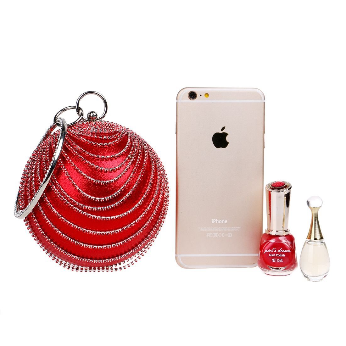 Stardust Orb Rhinestone Clutch - TayDiane