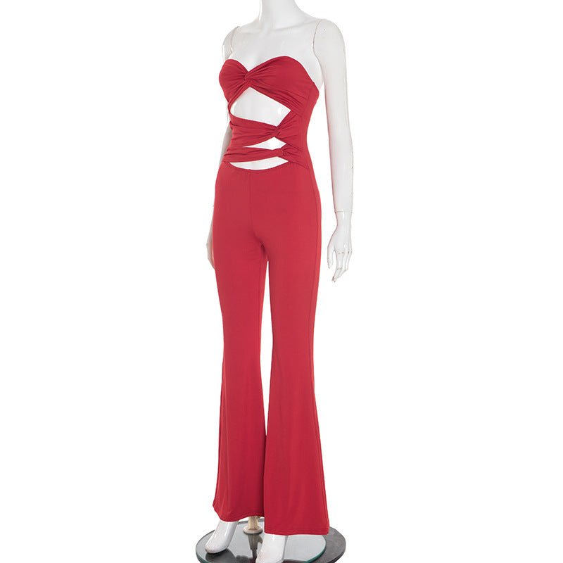 Strapless Cutout Jumpsuit - TayDiane