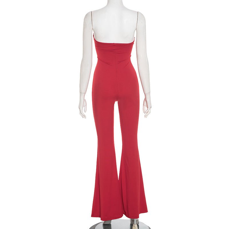 Strapless Cutout Jumpsuit - TayDiane