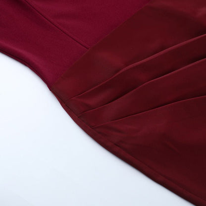 Strapless Ruched Maxi Dress - Taydiane