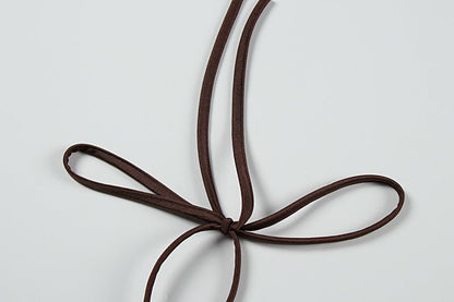 Sultry Cutout Ring Detail Maxi Dress – Coffee - TayDiane