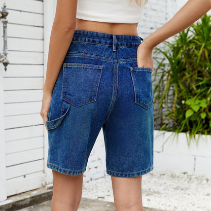 Summer Street Washed Cool Denim Shorts - TayDiane