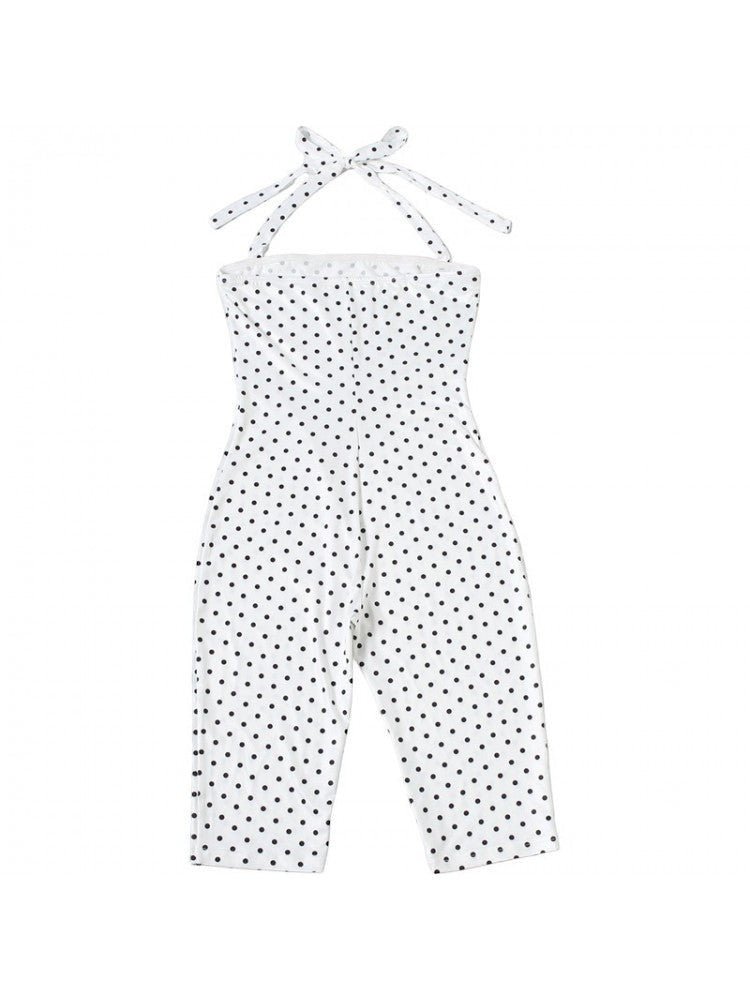 Sweet Escape Polka Dot Capri Romper - Taydiane