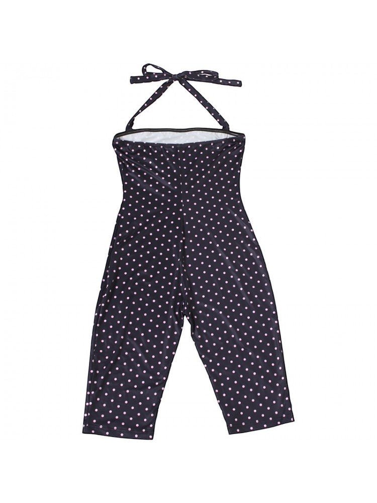 Sweet Escape Polka Dot Capri Romper - Taydiane