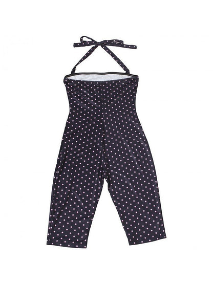 Sweet Escape Polka Dot Capri Romper - Taydiane