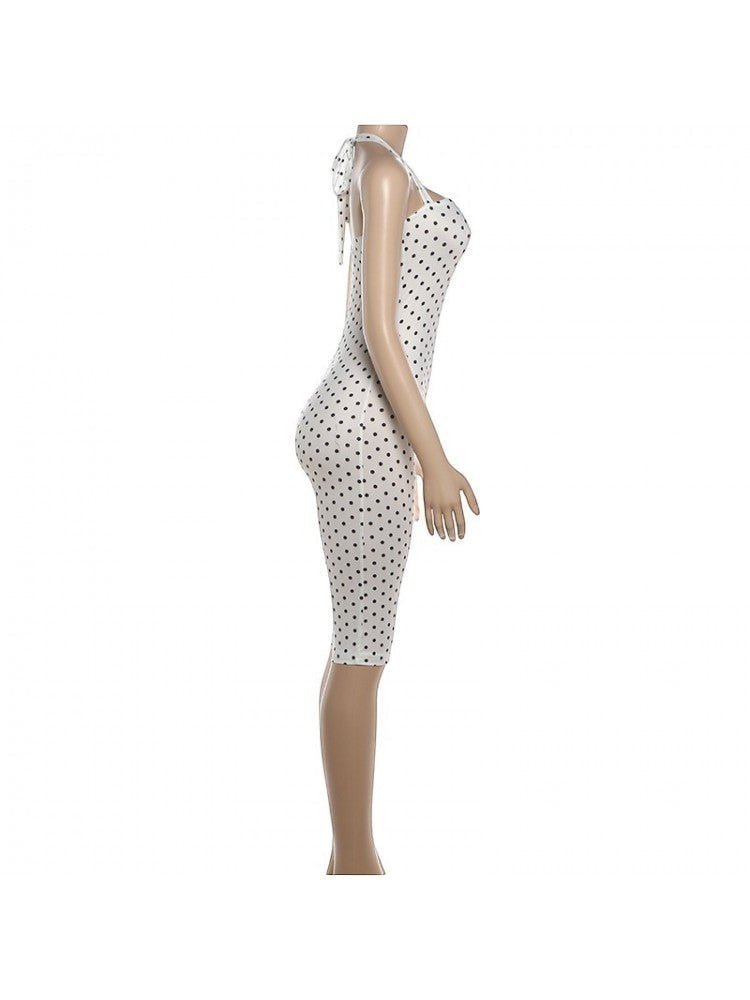 Sweet Escape Polka Dot Capri Romper - Taydiane