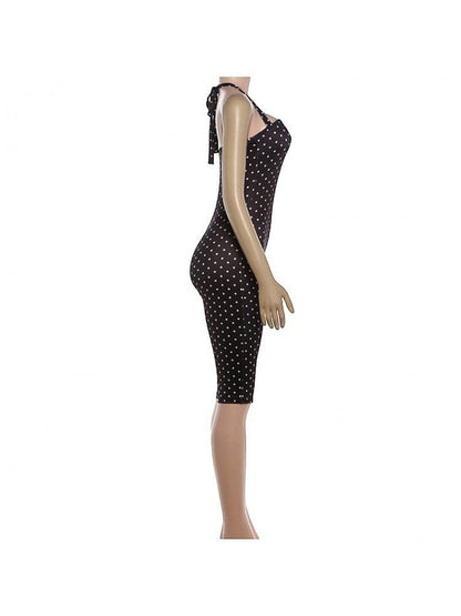 Sweet Escape Polka Dot Capri Romper - Taydiane