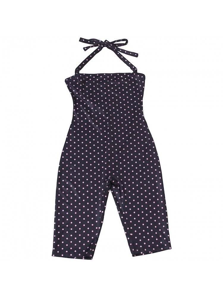 Sweet Escape Polka Dot Capri Romper - Taydiane