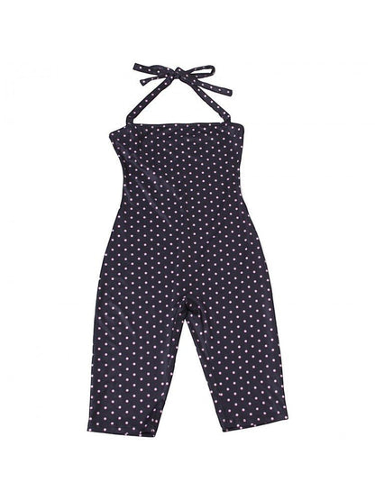 Sweet Escape Polka Dot Capri Romper - Taydiane