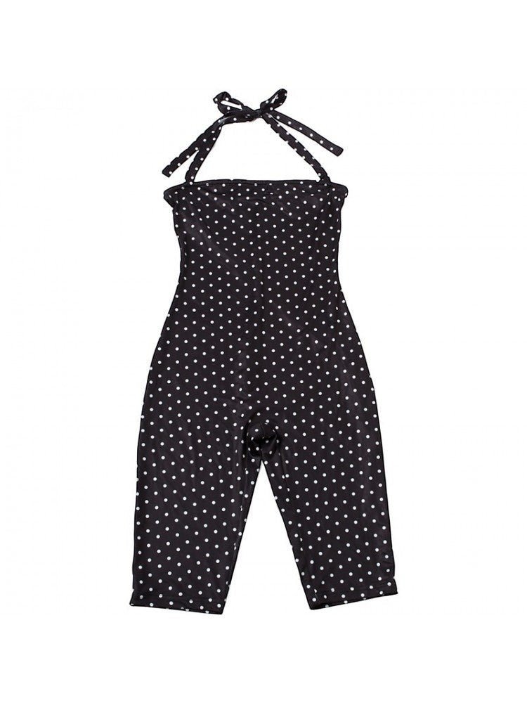 Sweet Escape Polka Dot Capri Romper - Taydiane