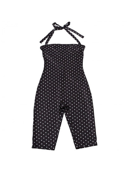 Sweet Escape Polka Dot Capri Romper - Taydiane