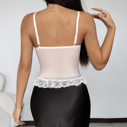 Sweetheart Lace Bow Corset Top - TayDiane