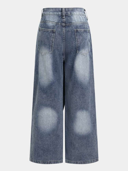 Switch It Up Asymmetric Barrel-Style Jeans - Taydiane