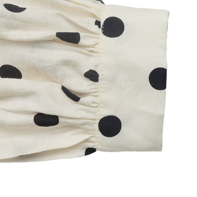 The Dot Élégance Blouse - Taydiane
