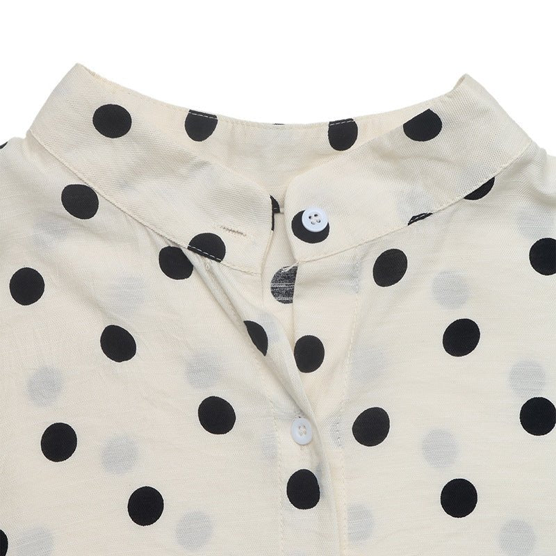 The Dot Élégance Blouse - Taydiane