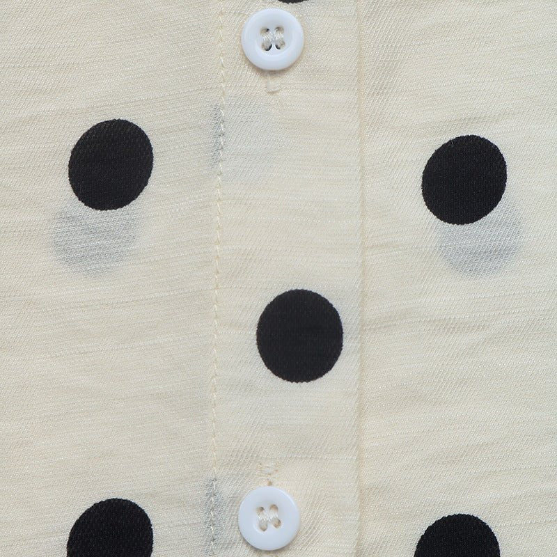 The Dot Élégance Blouse - Taydiane