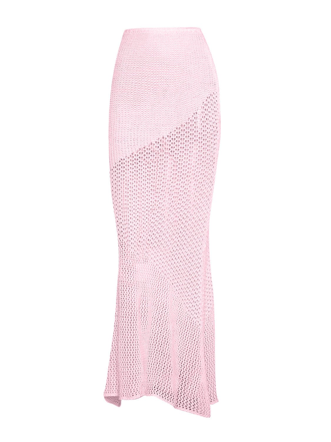 Tied Long Sleeve Top and Skirt Cover Up Set - TayDiane