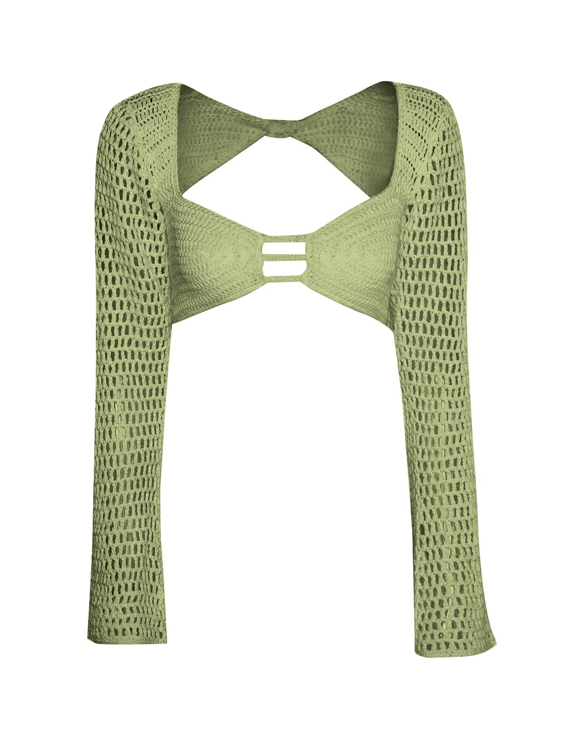 Tied Long Sleeve Top and Skirt Cover Up Set - TayDiane