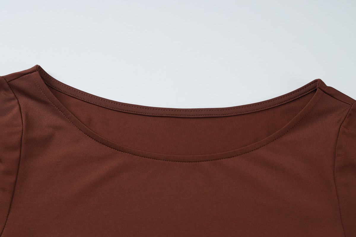 Twist - Front Cutout Maxi Dress - Taydiane