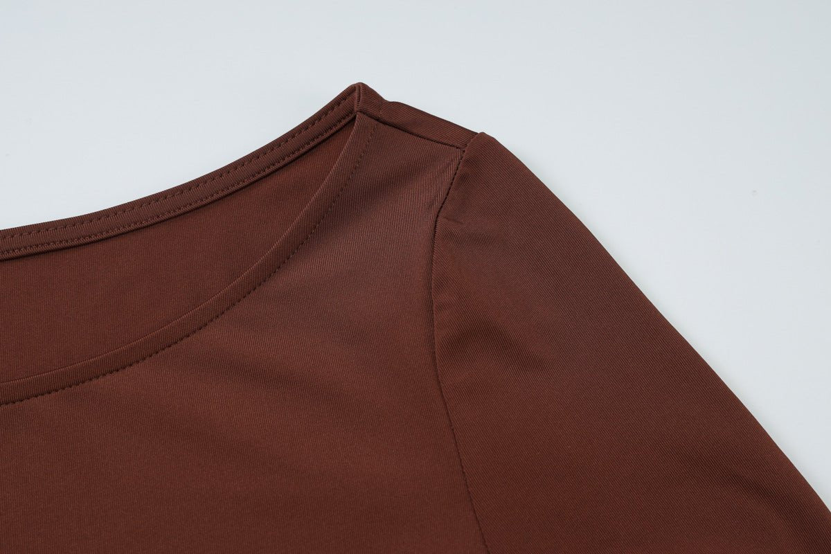 Twist - Front Cutout Maxi Dress - Taydiane