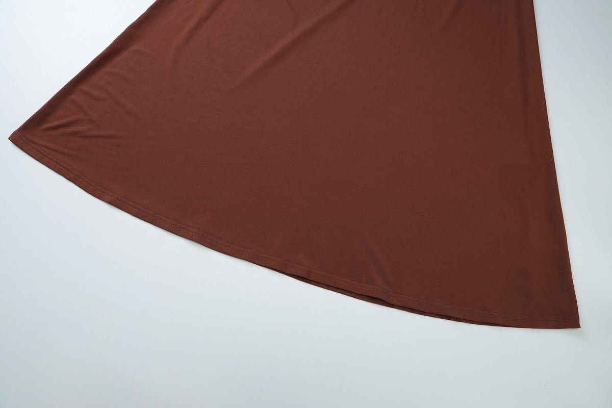 Twist - Front Cutout Maxi Dress - Taydiane