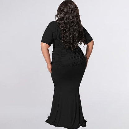 Two - Piece Ruched Maxi Skirt Set - TayDiane