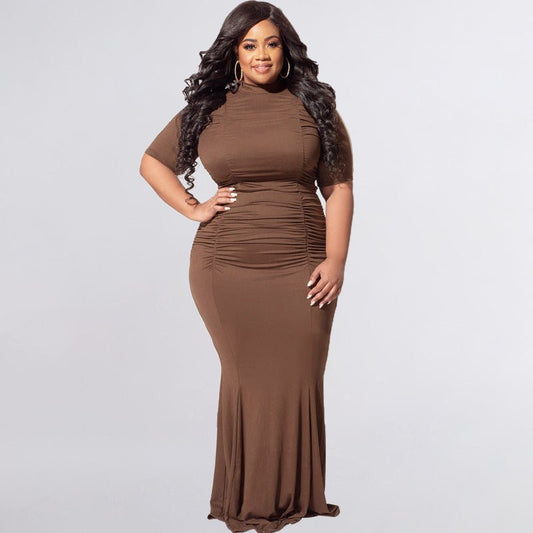 Two - Piece Ruched Maxi Skirt Set - TayDiane