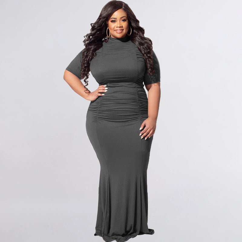 Two - Piece Ruched Maxi Skirt Set - TayDiane