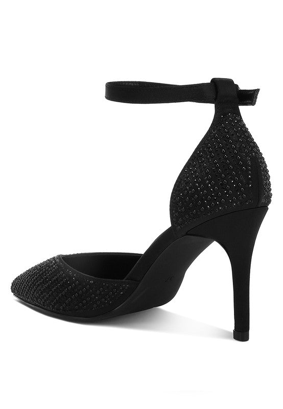 Wanda Pearls & Sequins Embellished Sandals - TayDiane