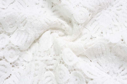 White Lace Bodycon Mini Dress - TayDiane