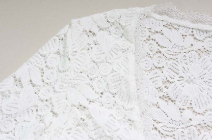 White Lace Bodycon Mini Dress - TayDiane