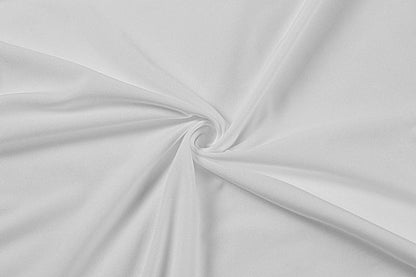 White Mesh Cutout Off - Shoulder Maxi Dress - TayDiane