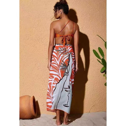 Women's High - Waisted, Push - Up, Three - Piece Bikini - TayDiane