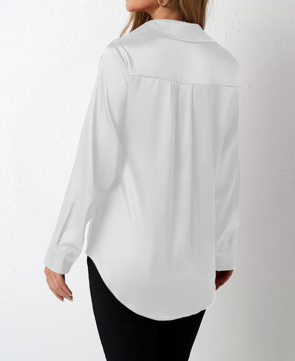 Women's Satin Silk Top - TayDiane