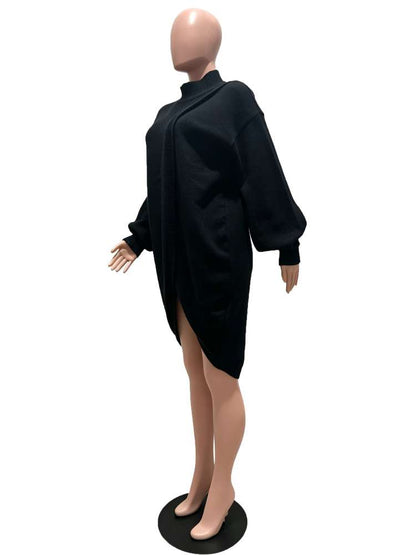 Wrapped in Style High-Low Sweater Short Set - Taydiane