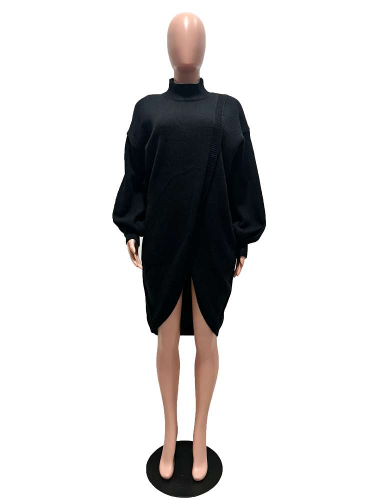 Wrapped in Style High-Low Sweater Short Set - Taydiane