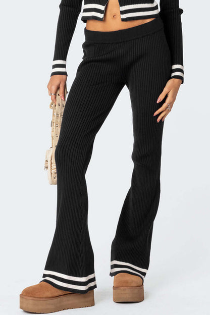 Zip Up Long Sleeve Top and Pants Set - TayDiane