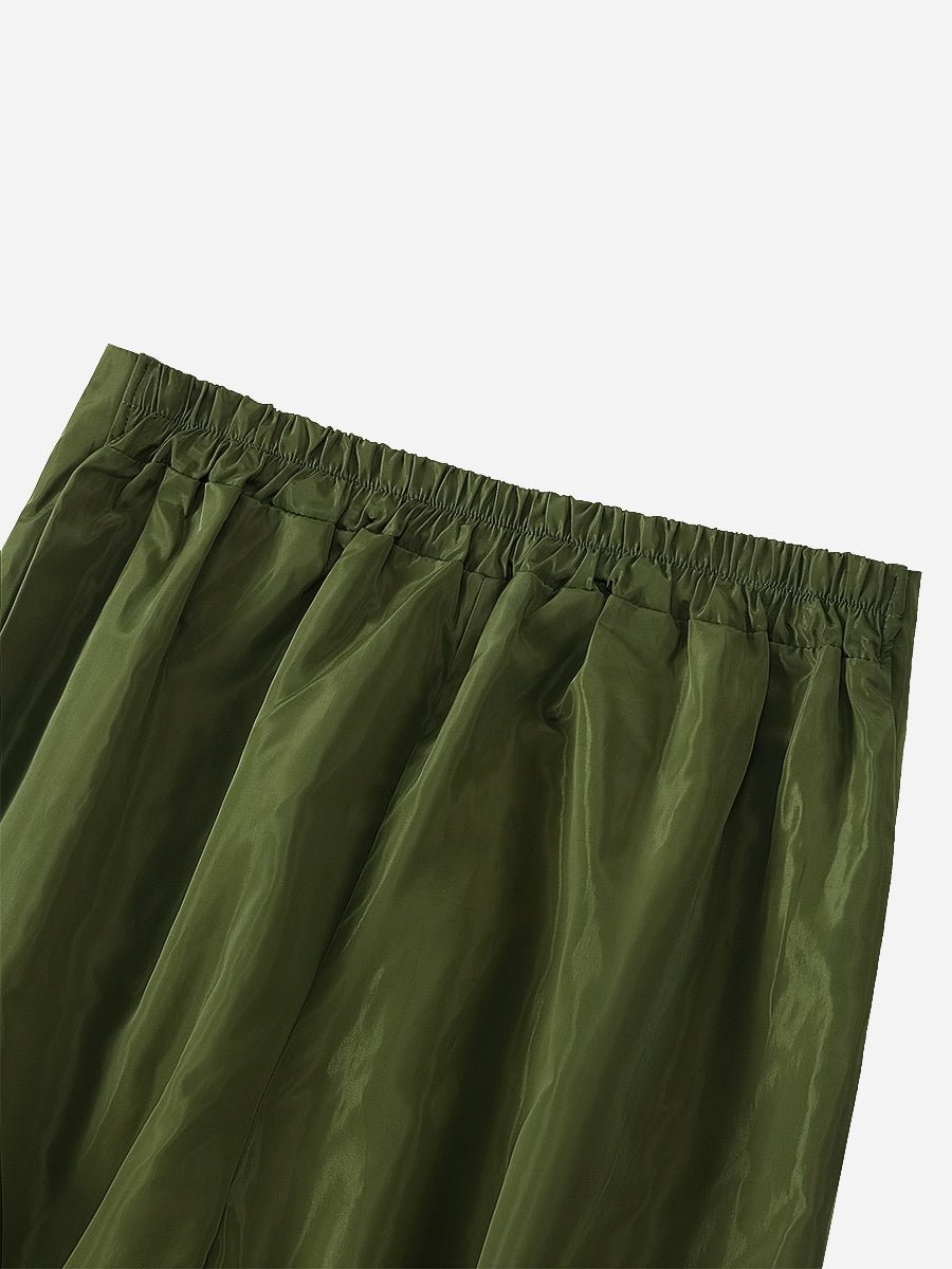 Zipper Casual Pants with Tie Detail - TayDiane